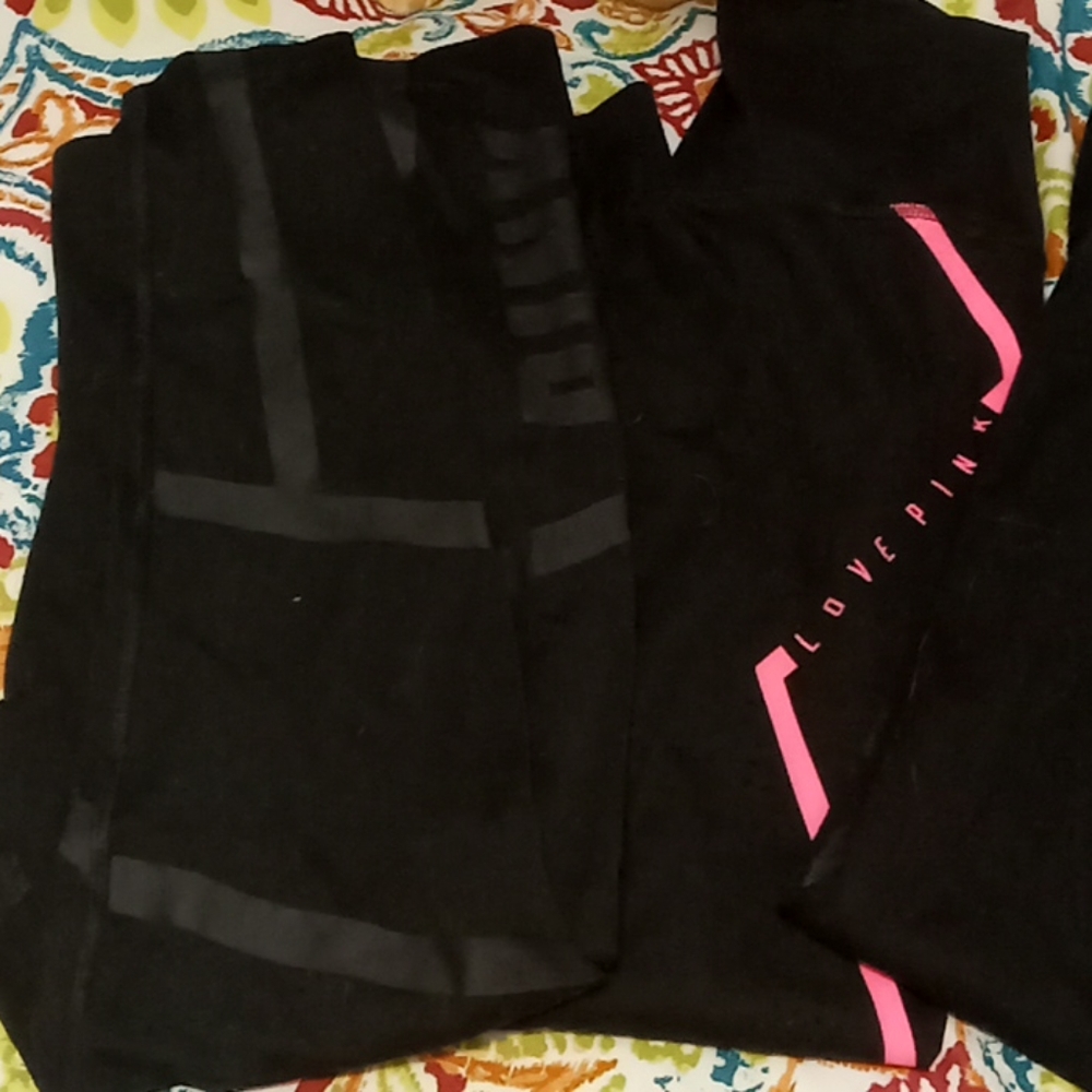 4 leggings pink